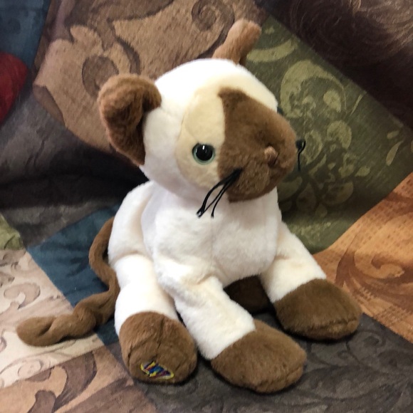 GANZ Other - 🛍️5/$20🛍️EUC Gorgeous GANZ WEBKINZ Siamese Cat 🐈‍⬛